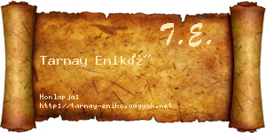 Tarnay Enikő névjegykártya